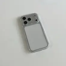 高透過性のシンプルなiPhone用全包カバー【高級感・防摔・iPhone17/プロマックス対応】（セットアップ対応）