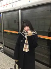 水手襟デザインのクラシックコート【季節を選ばない・コットン混・ボタン付き】（セットアップ対応）