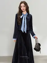 夏の気品漂うコーディネート女性用トップスとスカート【短袖・ハイエンドデザイン】（セットアップ対応）