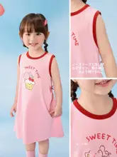 通気性に優れた子供用ワンピースドレス【プリンセススタイル・夏用】