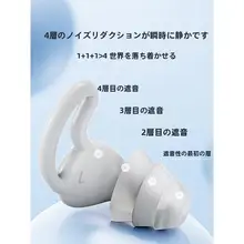 極上の柔らかさシリコン製イヤープラグ【ノイズキャンセリング・睡眠・学習用】