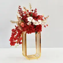 豪華な電镀千丝のフロア装飾用造花【ホテル・商業スペース用・新年の雰囲気】