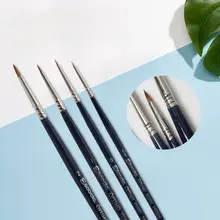 スペイン製 貂毛丸筆 水彩画用【ショートポイント・繊細なラインを描く】