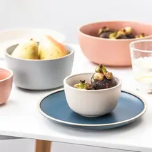 食器 プレート ボウル 家庭用 可愛い デザイン セラミック