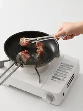 日本製304ステンレス製フードトング【韓国風焼肉用・耐熱・バーベキュー・肉用】
