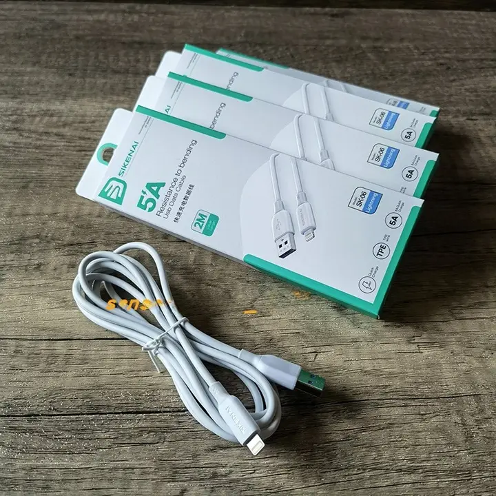 iPhone対応 充電データケーブル【急速充電・耐久性・短型】