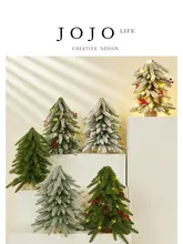 ミニクリスマスツリー 吊り下げ式 リアルタッチ ノルマンディモミ インテリア 置物 「JOJO'S L. PD.Ante.」