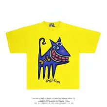 アーティストシリーズのゆったりしたデザイン！ユニセックス半袖Tシャツ【ストリートスタイル】