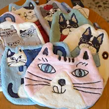 極上の柔らかさの刺繍入りタオル【超吸水・掛け式・可愛いデザイン】