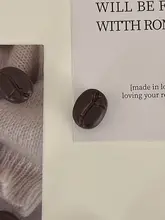 コーヒー豆のデザイン フリッジマグネット【インスタ映え・笑顔カード・撮影小道具用・壁面装飾】