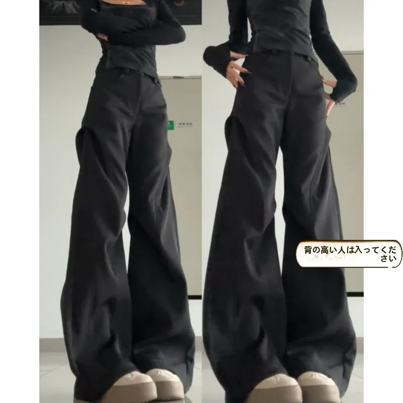 2xlサイズのワイドパンツに合う黒いパンツは？通勤風の高腰ロングパンツで失敗しない着こなしのコツ