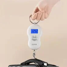 軽量で高精度の電子吊り秤【家庭用・最大使用50kg・便利なハンドル付き】