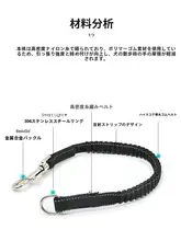 弾力ソフトクッション犬用リード【ダブルヘッド・中大型犬対応】