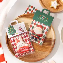 クリスマス用お菓子ラッピング袋【クッキー・マドレーヌ用・デコレーションカード付き】