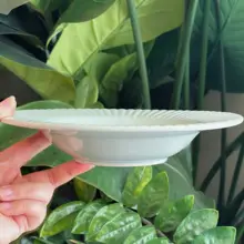 陶製シンプルデザインのパスタボウル【深型・無地・インス風】