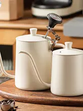 ステンレス製コーヒードリッパー【長嘴・家庭用・フィルター付き】