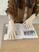 可触屏対応の防寒ニット指なし手袋【冬用・温かさと快適さの両立】（セットアップ対応）