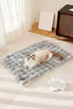 暖かい冬用ペットベッドマット【猫・犬用・極上の柔らかさ・ふかふか】