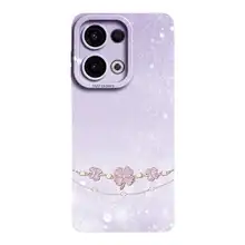 OPPO Reno13/Reno12シリーズ対応 シリコン製スマホケース【全包・ストラップ付き・衝撃吸収】