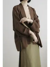 夏にぴったり！飛行機袖のショートブラウスと唐灯籠パンツ【日常用・漢服】（セットアップ対応）