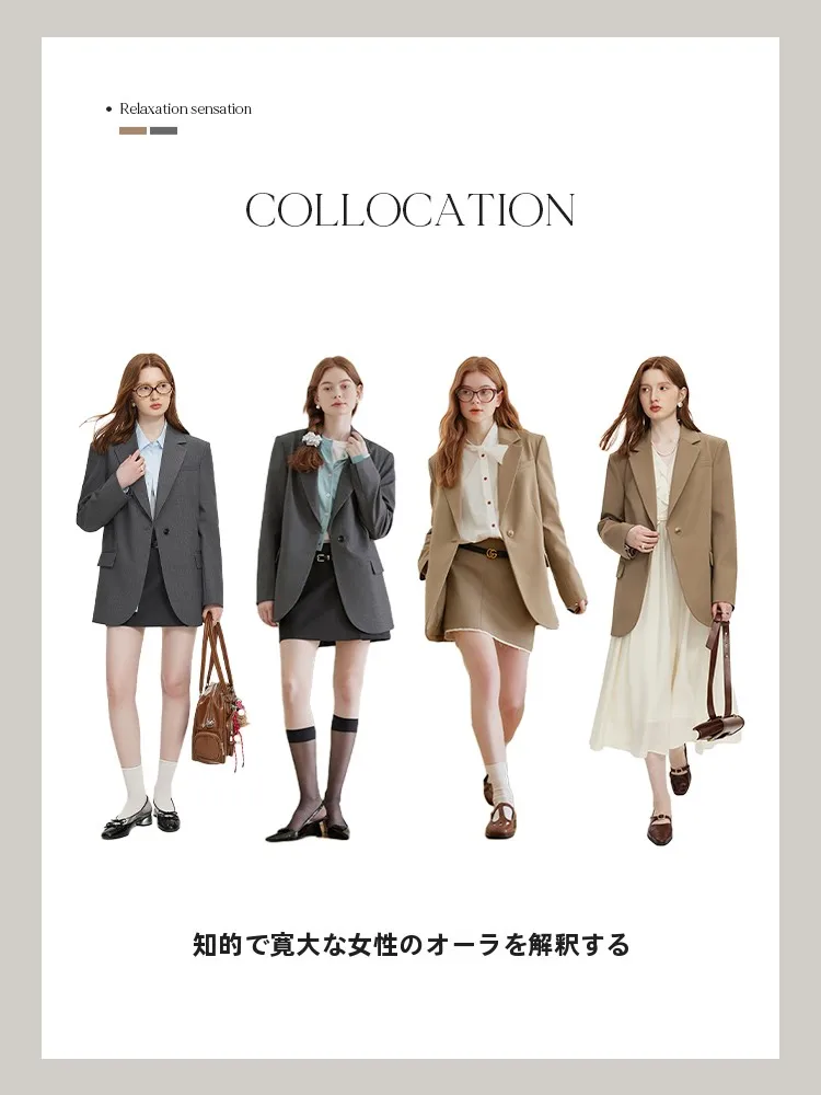 blオフィスとcool bizの選択で迷うなら、この一粒ボタンコートが救う