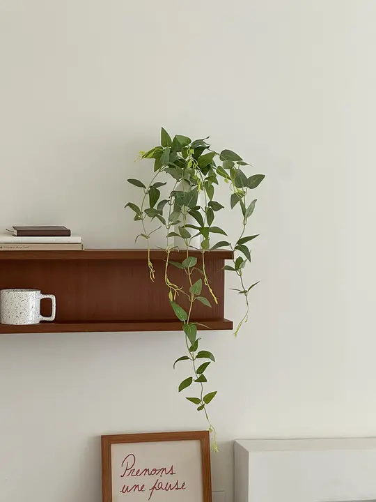 高級擬似植物 吊り下げ型グリーンディスプレイ【室内用・観葉植物風・装飾用】