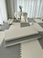 30×60cm 長方形 ジョイントマット【クリームカラー・ベッドサイド・リビング・寝室用】