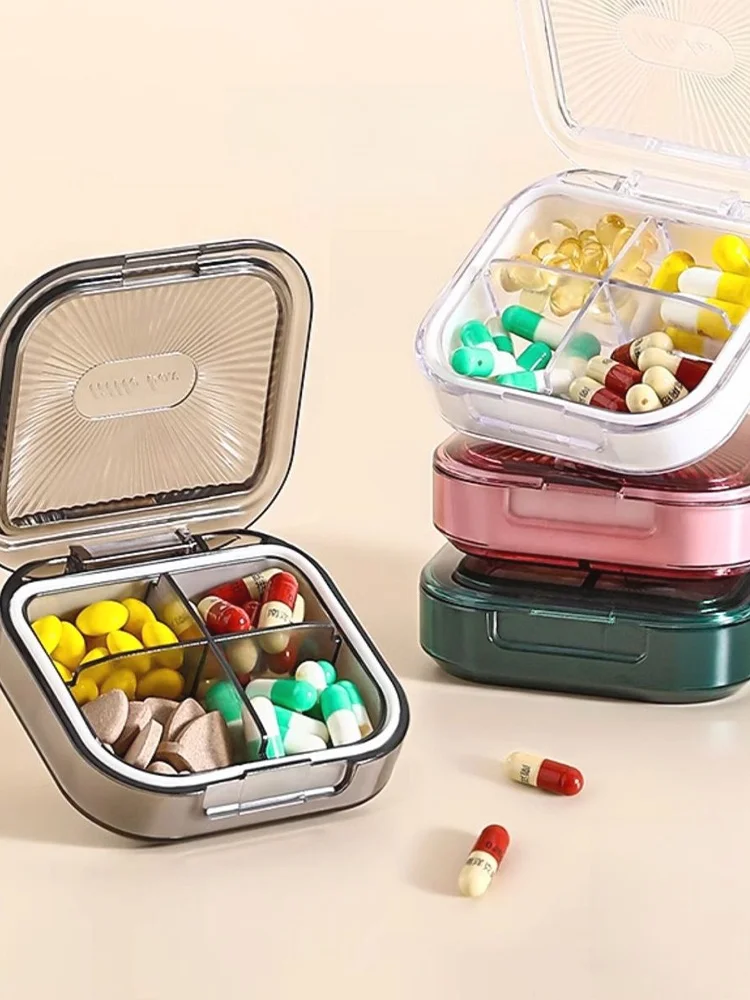 携帯用ミニ薬箱WSQ-01：薬局で必要な小物を1週間分管理するポータブル設計