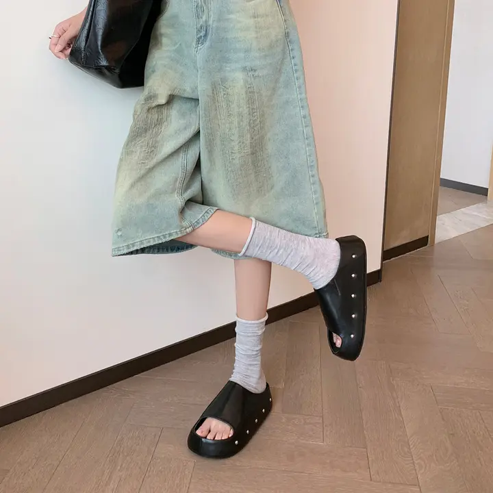 厚底オープントゥサンダル【女性用・夏用・ビーチや外出に最適・極上の柔らかさ】（セットアップ対応）