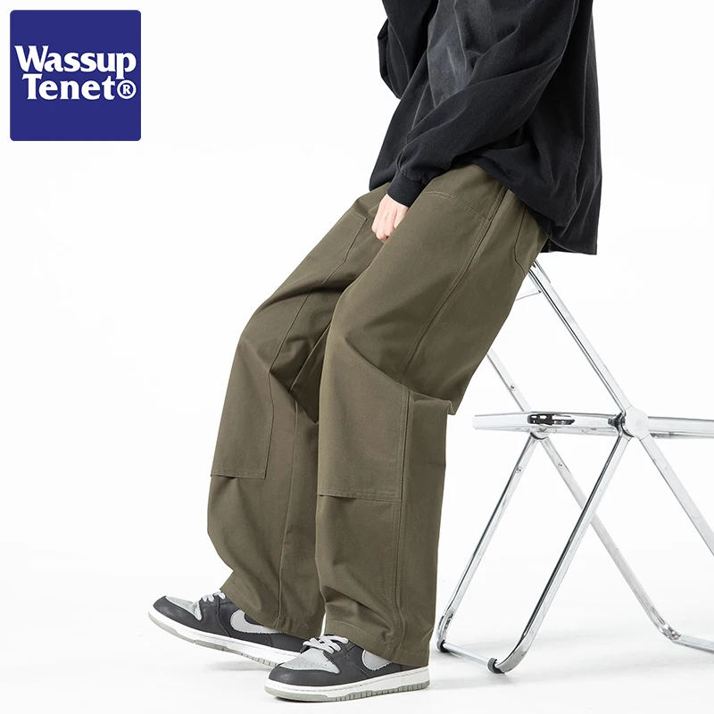 ストリート スナップ メンズはどう選ぶ？WASSUP TENETの春用ストレートカジュアルパンツが解決するリアルな悩み