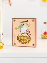 貯金箱 クリア ユニーク 高級感 キッズ ガールズ おしゃれ お正月 迎春 インテリア 置物