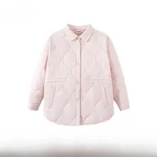 キルティングジャケット キッズ ガールズ 薄手 撥水 防風 防汚 通学用 制服インナー 冬