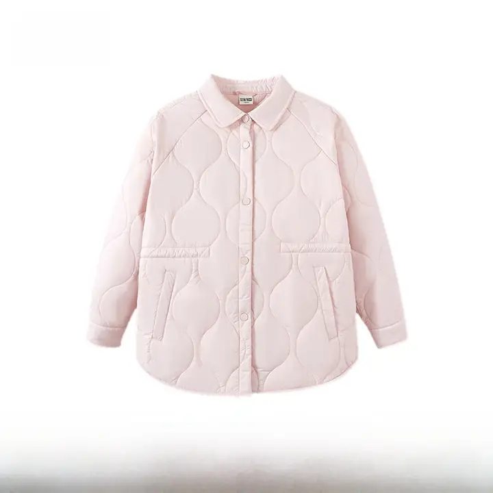 キルティングジャケット キッズ ガールズ 薄手 撥水 防風 防汚 通学用 制服インナー 冬
