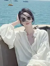 リゾートスタイルのメタルサングラス【偏光・男女兼用・丸型・四角型】