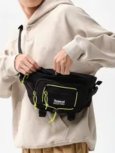 森马 メンズ ポーチバッグ【カジュアルデザイン・防水・2色使い】