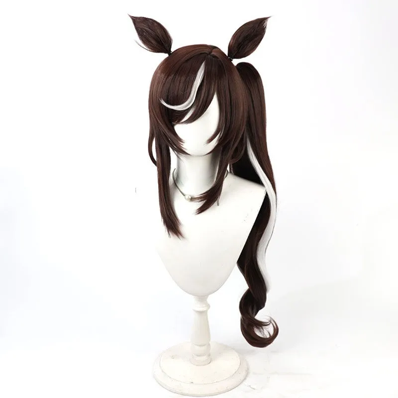 ポニーテール 黒髪の実現：コスプレ用ウィッグ【耳付き・皇室家族デザイン】のスタイルと適用シーン