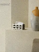 洗面器用テッシュボックス【軽やかなデザイン・家庭用・収納力抜群】