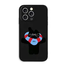 スマホケース iPhone 14 15 16 16ProMax 対応 オリジナルイラスト 耐衝撃 マット フルカバー ソフトケース 可愛い 上品 カートゥーン