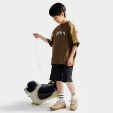 半袖Tシャツ キッズ ボーイズ ラグランスリーブ ラウンドネック ルーズ インナー 夏