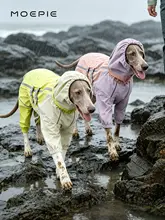 犬用防水レインコート【全身カバー・柴犬や中型犬向け・極上の柔らかさ】（セットアップ対応）