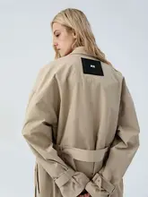 秋冬用 防風防水ロングコート【レトロデザイン・デコンストラクション・女性用】