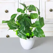 高品質フェイクグリーンデスク装飾用プラスチック植物【小型・リアルな草花】