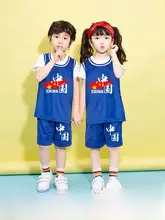 子供用 バスケットボールウェアセット【男女兼用・夏用・チュニックデザイン】