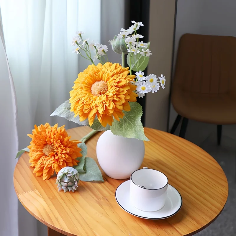 ひまわり 手作り と 造花の違いは？高級感のあるひまわり造花で、暮らしを彩る方法とは？