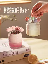 304ステンレス製 フルーツフォーク【家庭用・収納容器付き・スイーツ用】（セットアップ対応）