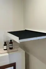 浴室用 折りたたみ小型壁掛け収納ラック【衛生的で便利・衣類収納・バスルーム用】