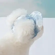 hipidog 可愛い耳出しデザインの夏用ペット用日除け漁師帽【犬猫兼用】