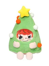 かわいいポケット妖精クリスマスツリーボアぬいぐるみ【カートゥーンデザイン】