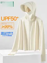 軽量で通気性抜群！夏用防紫外線防汗ジャケット【クール感のあるアイスシルク・短丈・女性用】