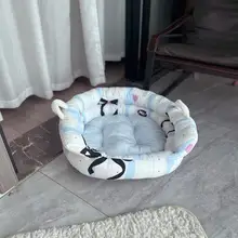 愛らしいオープン型ペットソファ【小型犬用・四季通用・クッション付き】